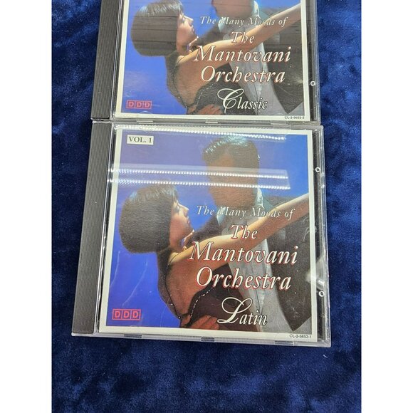 The Many Moods of The Mantovani Orchestra 3 CD jeu de disques latin classique et - Picture 3 of 8